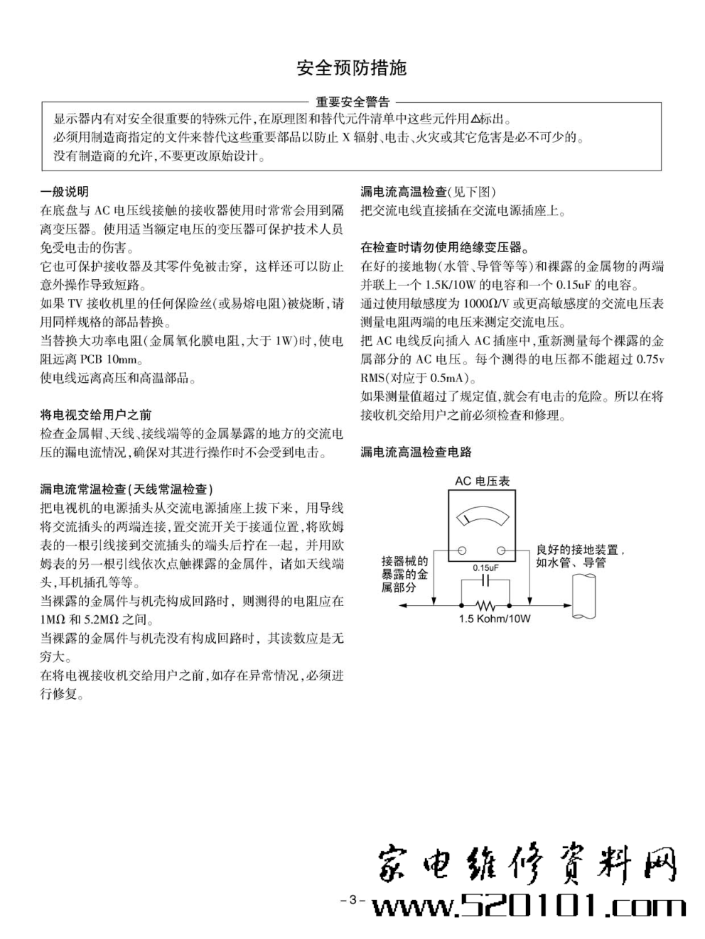 LG 42LC7R-TA液晶电视维修手册和原理图-2 LG 42LC7R-TA液晶电视维修手册和原理图-2
