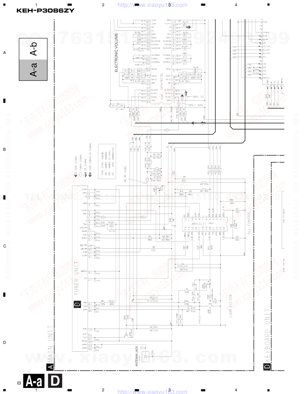 先锋PIONEER KEH-P3086ZY音响电路图-7 先锋PIONEER KEH-P3086ZY音响电路图-7