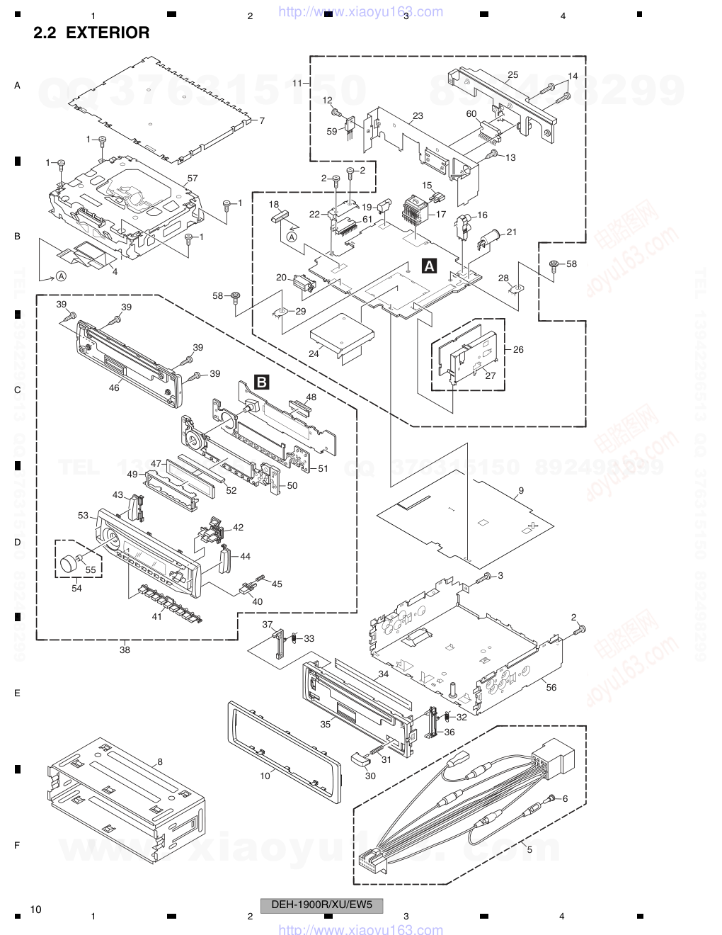先锋PIONEER DEH-1920RXUEW5电路图-9 先锋PIONEER DEH-1920RXUEW5电路图-9
