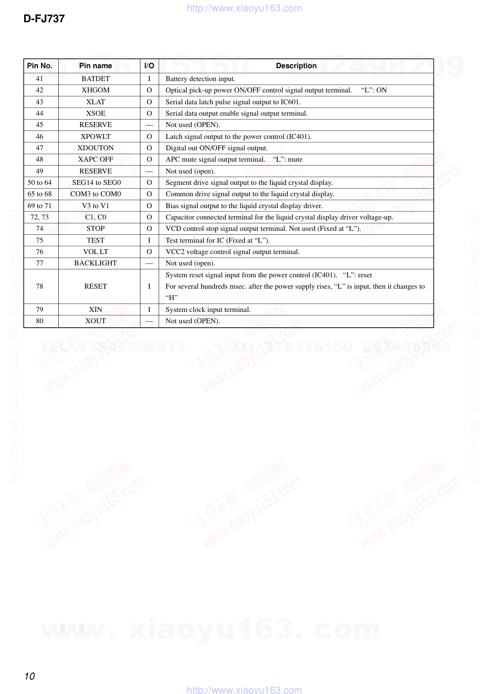 索尼SONY D-FJ737音响电路图-9
