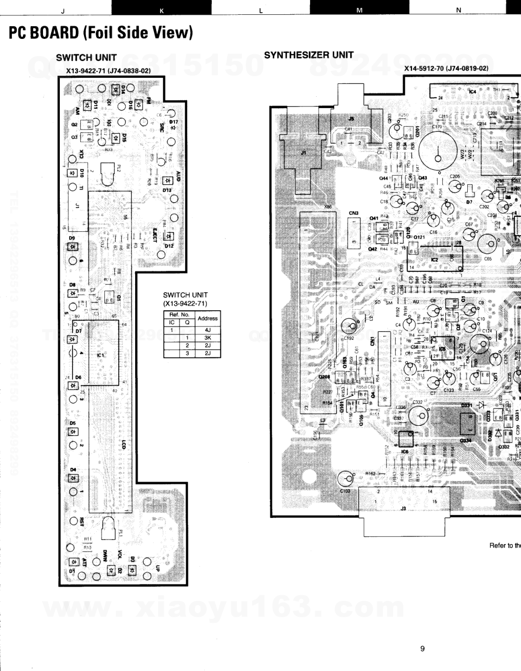 建伍KENWOOD KRC-32R CD影碟播放机电路图-8 建伍KENWOOD KRC-32R CD影碟播放机电路图-8