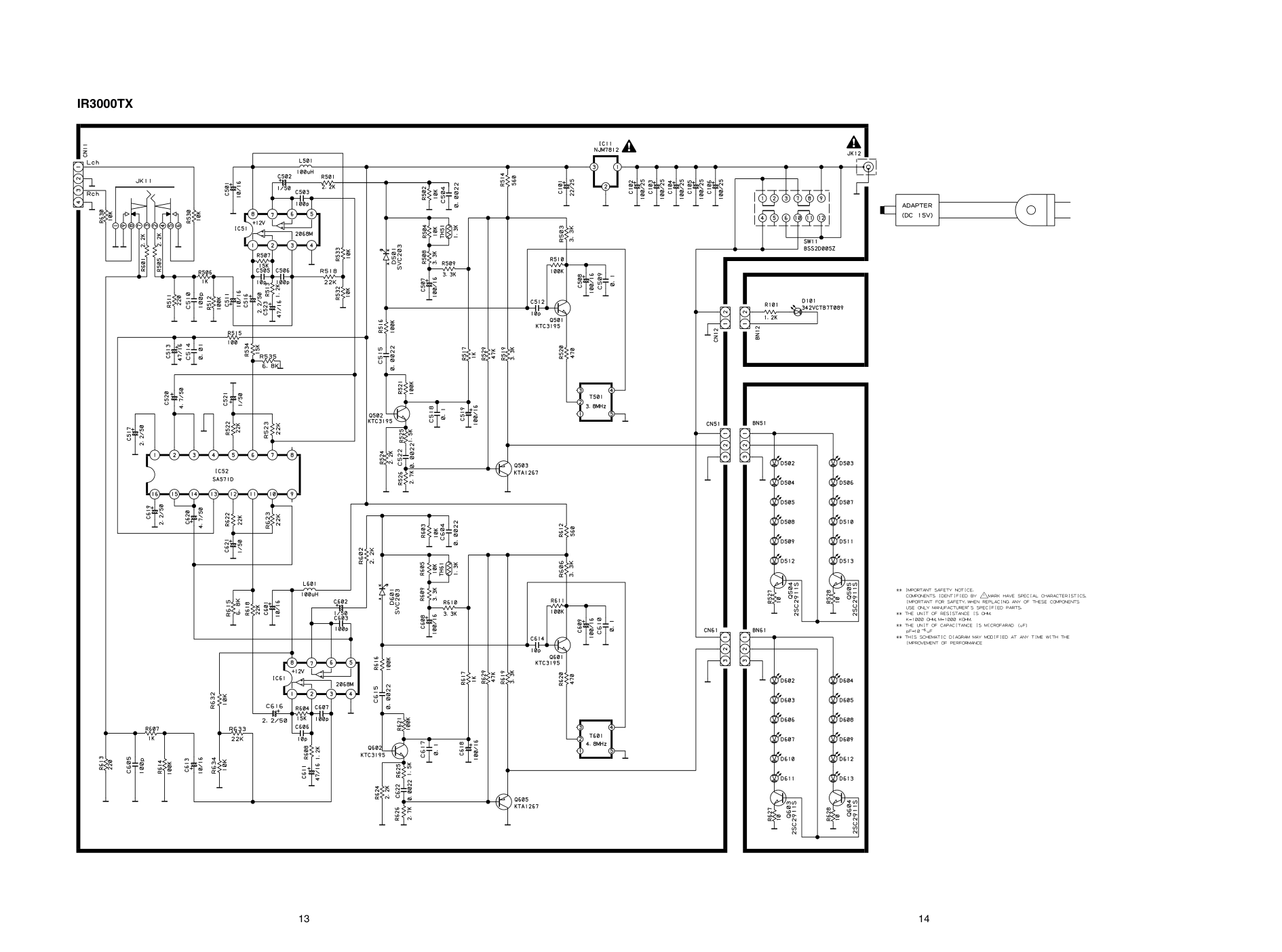 马兰士MARANTZ IR3000音响电路图-9