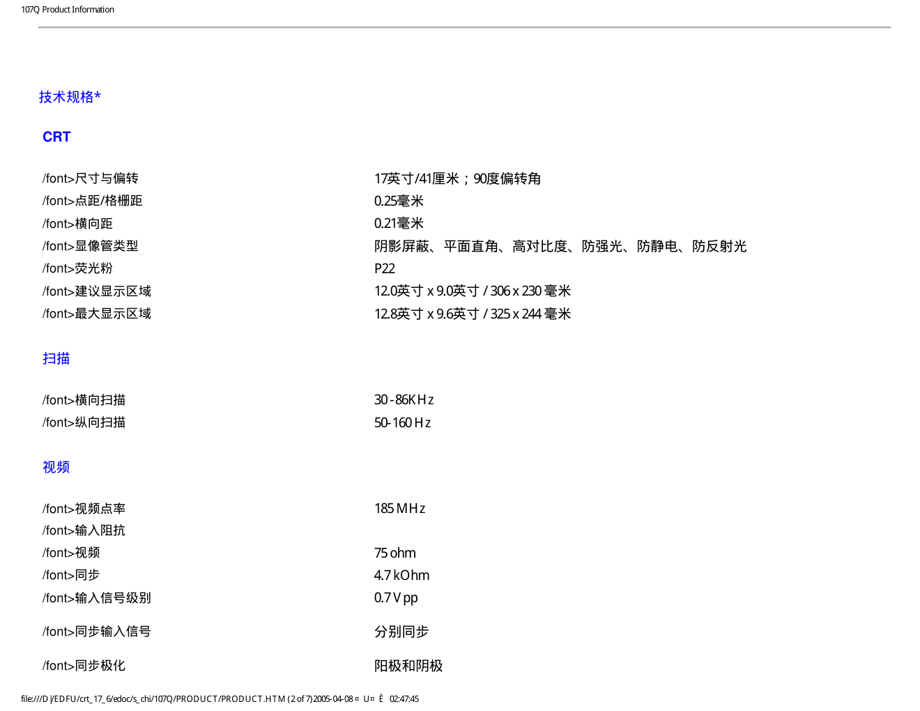飞利浦107Q62显示器说明书-6 飞利浦107Q62显示器说明书-6