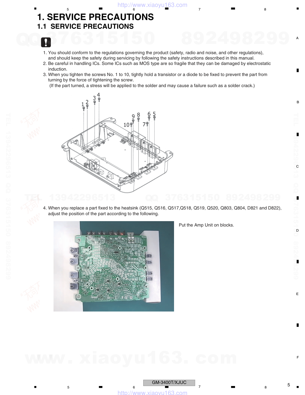 先锋PIONEER GM-3400T音响电路图-4 先锋PIONEER GM-3400T音响电路图-4