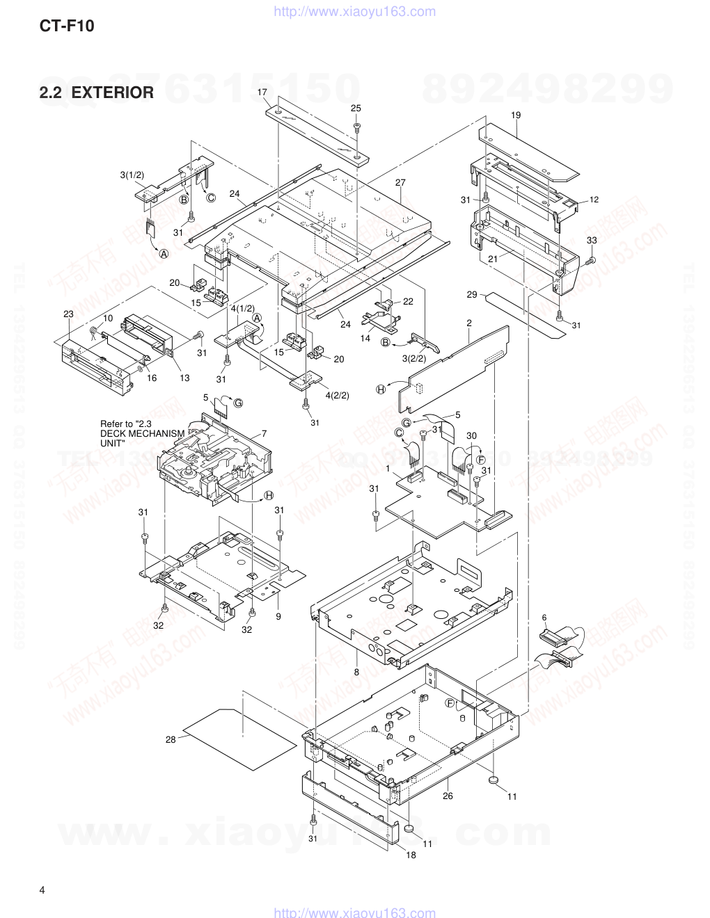 先锋PIONEER CT-F10电路图-3