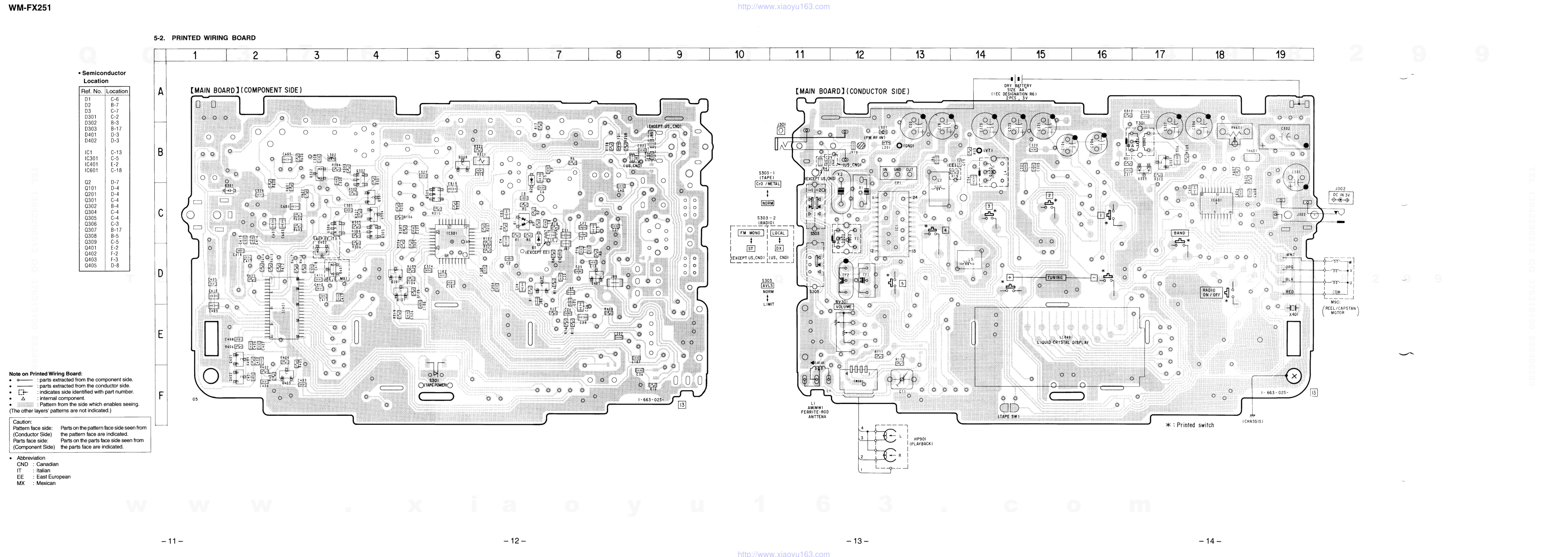 索尼SONY WM-FX251电路图-7