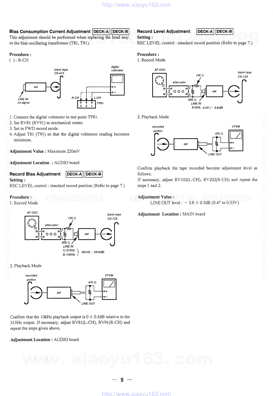 索尼SONY TC-WR745S电路图-7 索尼SONY TC-WR745S电路图-7