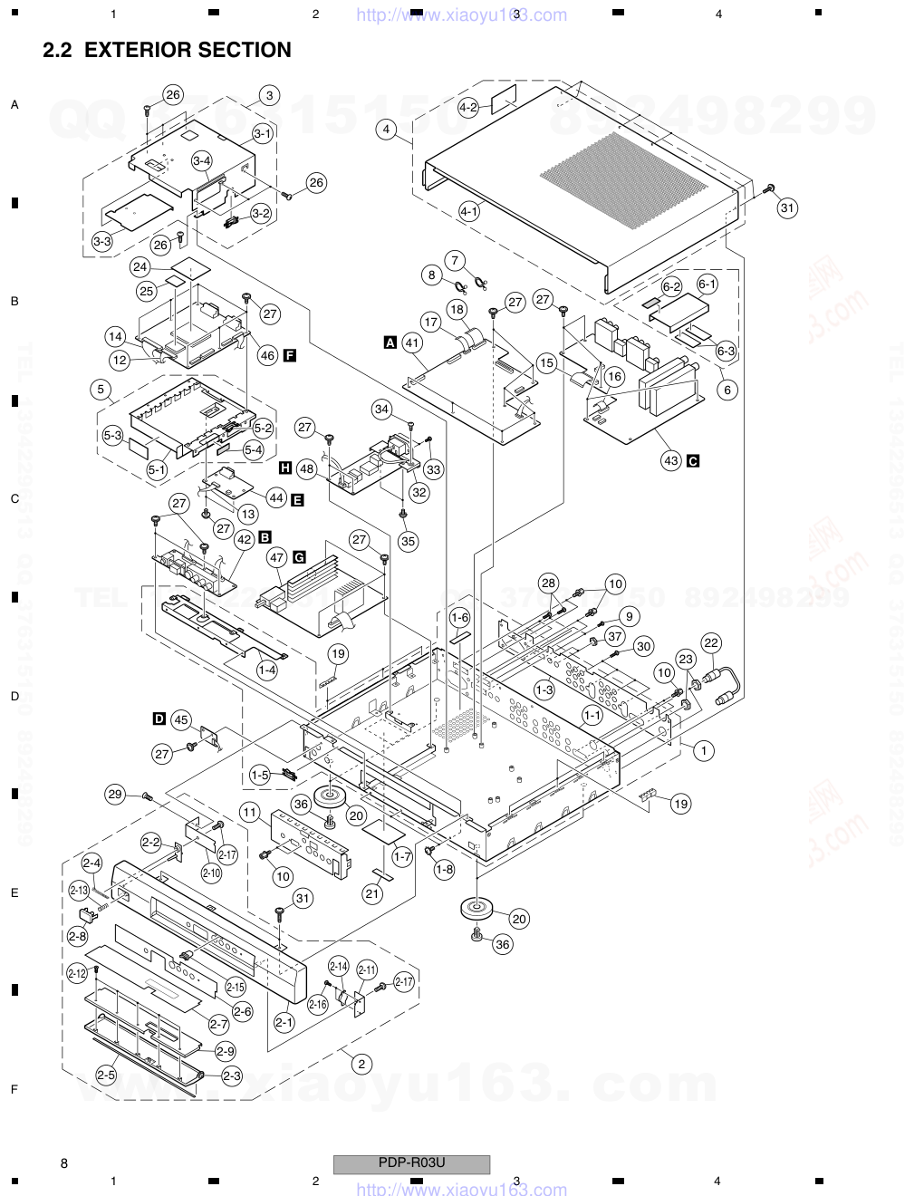 先锋PIONEER PDP-R03U音响电路图-7