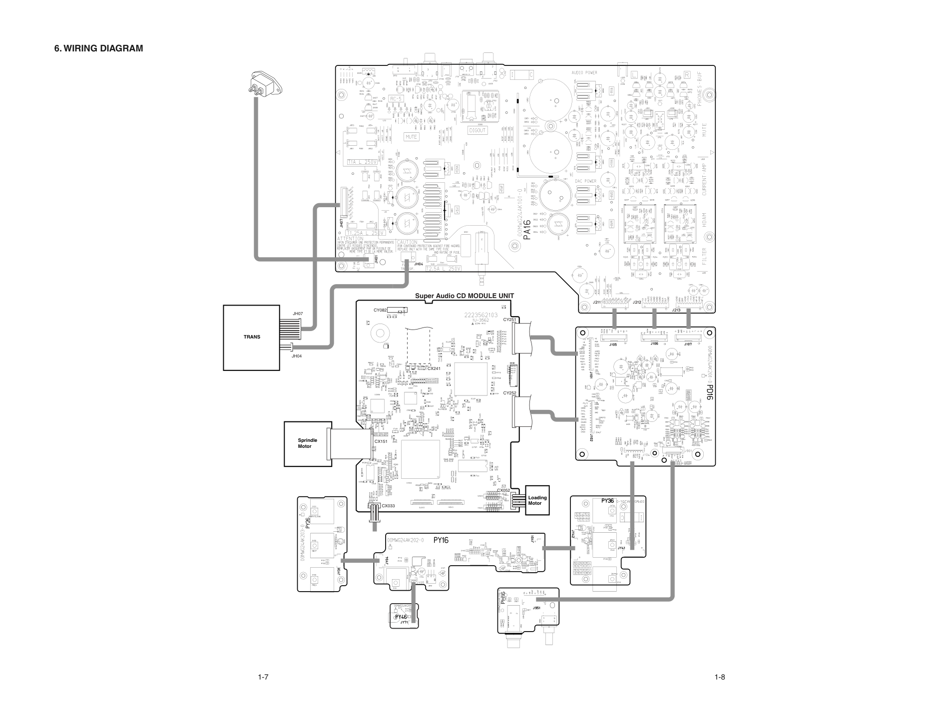 马兰士MARANTZ SA15S1L1G音响电路图-8 马兰士MARANTZ SA15S1L1G音响电路图-8