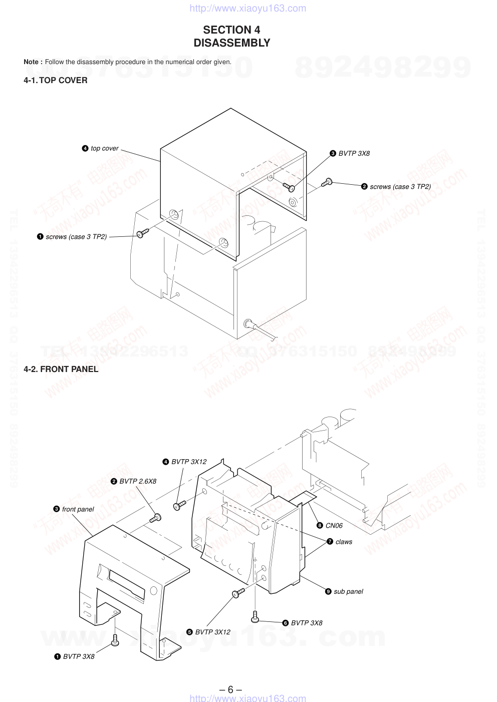 索尼SONY TC-TX101电路图-5 索尼SONY TC-TX101电路图-5