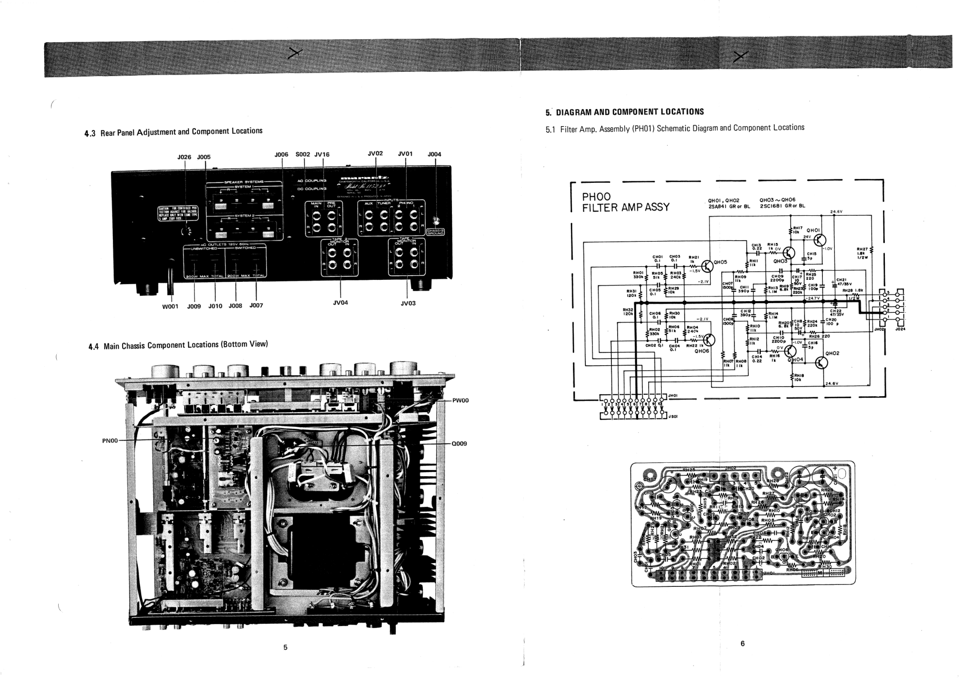 马兰士MARANTZ 1152DC音响服务手册-6 马兰士MARANTZ 1152DC音响服务手册-6