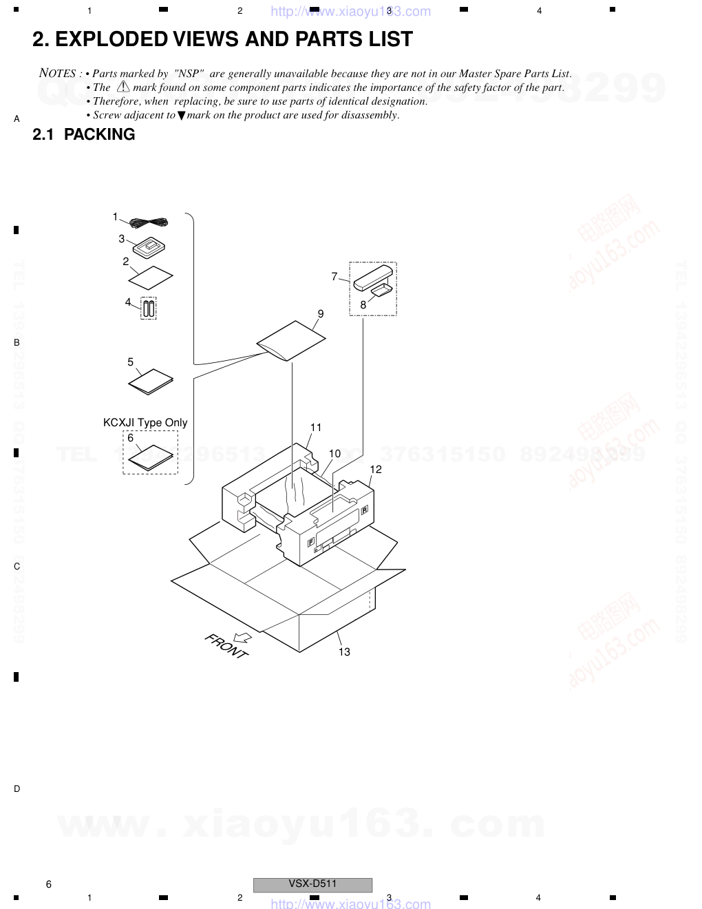 先锋PIONEER VSX-D511电路图-5