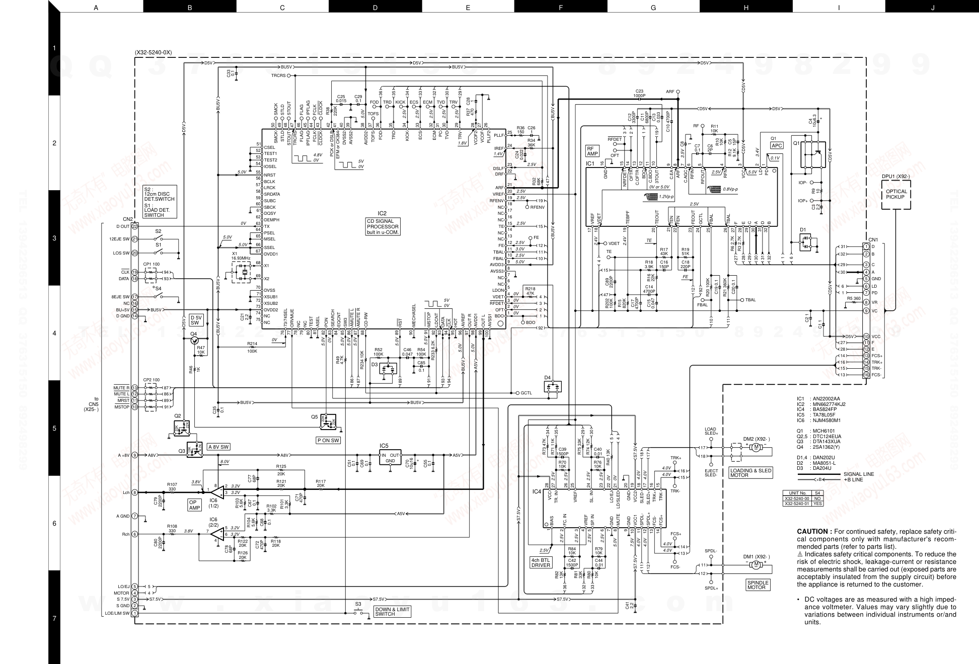 建伍KENWOOD CX-403W CD播放机维修手册-7 建伍KENWOOD CX-403W CD播放机维修手册-7