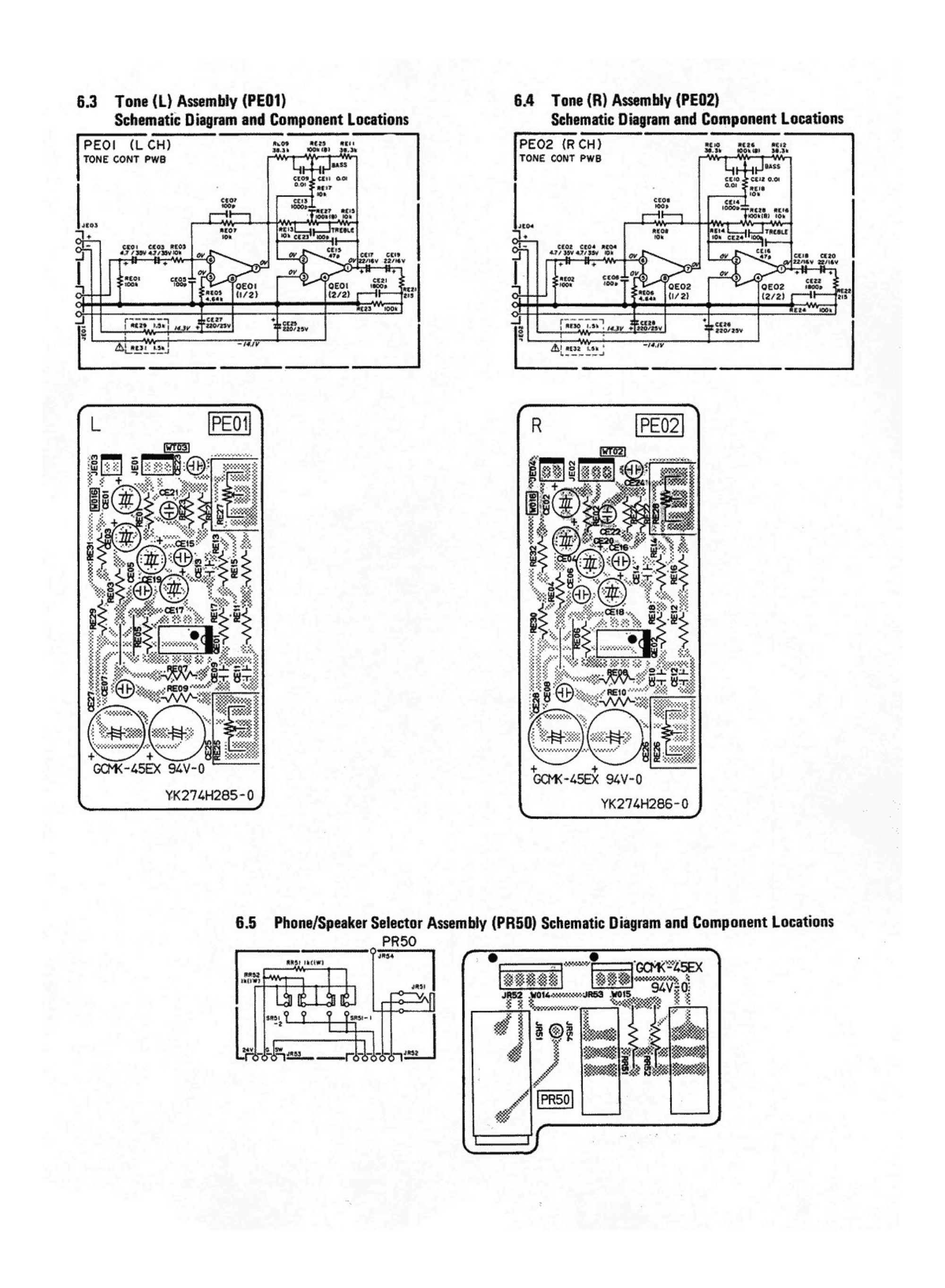 马兰士MARANTZ PM94音响电路图-8 马兰士MARANTZ PM94音响电路图-8