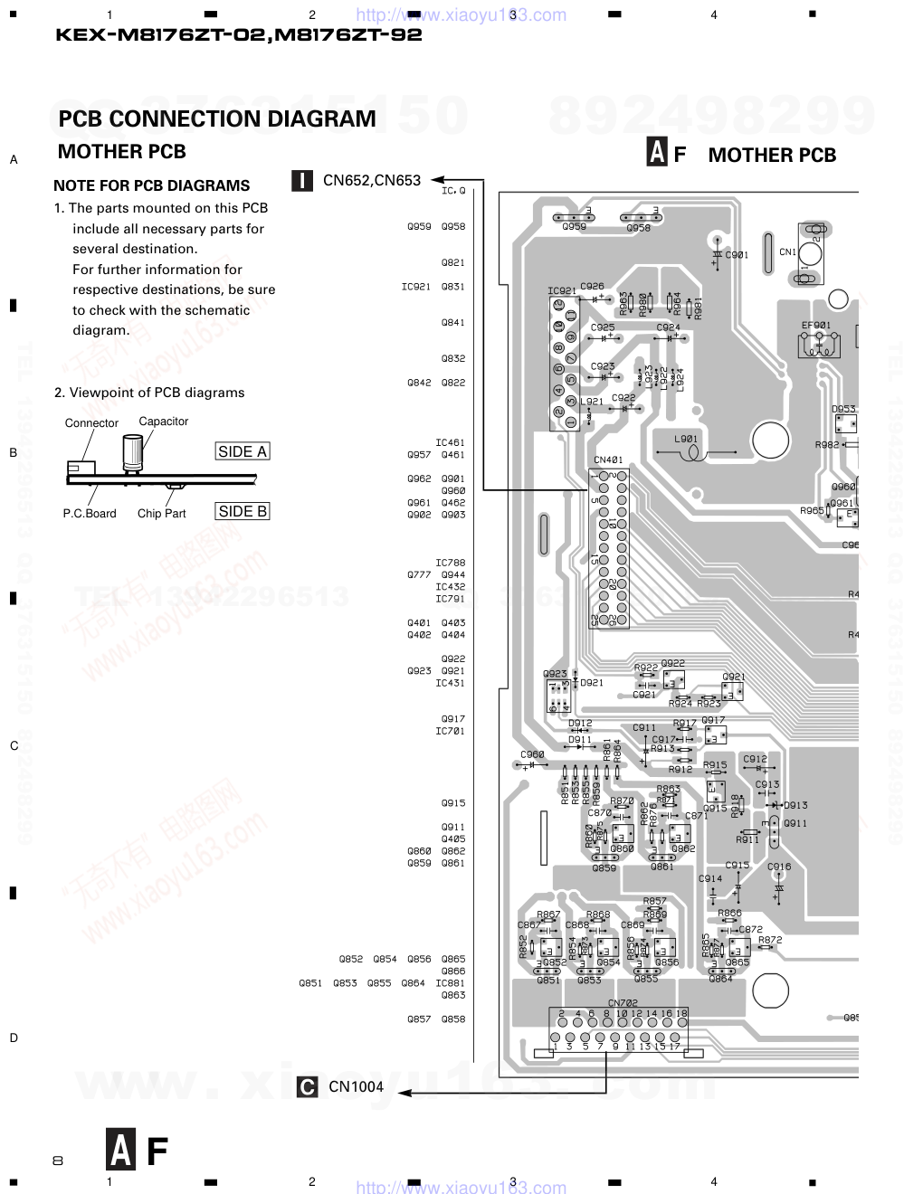 先锋PIONEER KEX-M8176ZT音响电路图-7