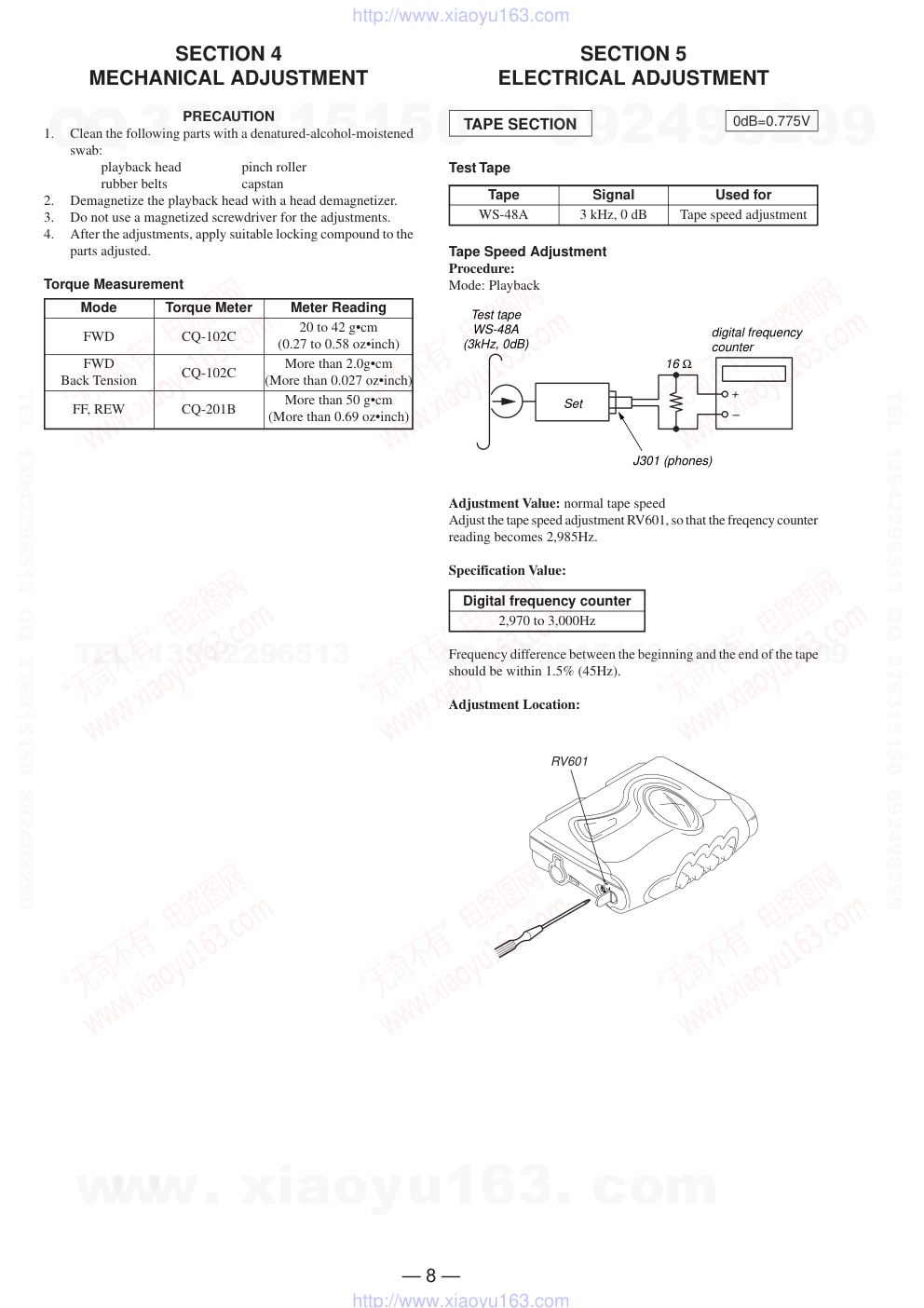索尼SONY WM-FS111电路图-7 索尼SONY WM-FS111电路图-7