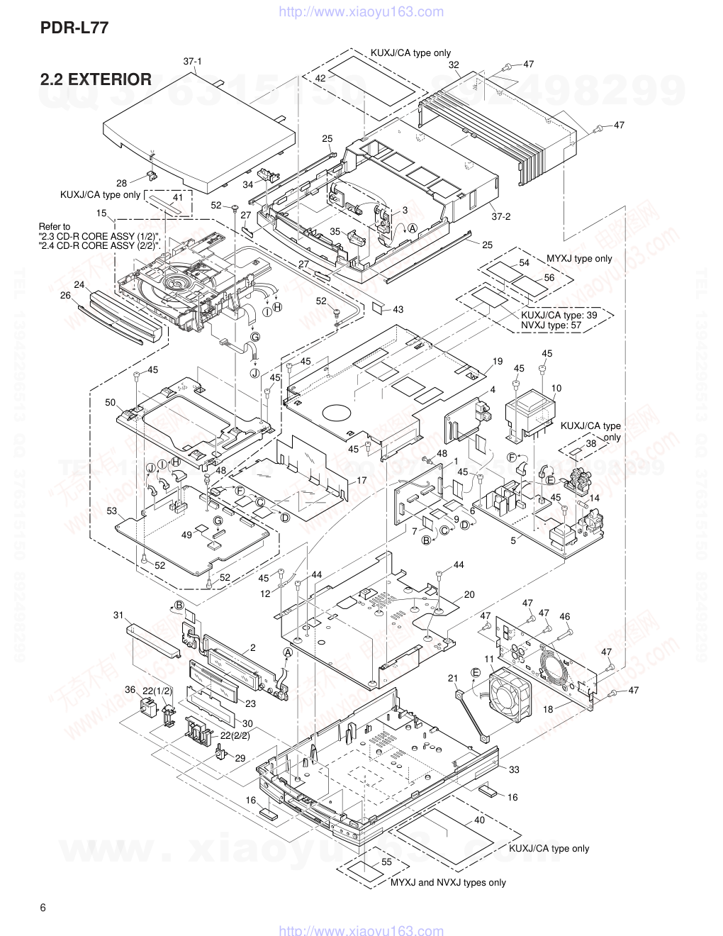 先锋PIONEER PDR-L77音响电路图-5 先锋PIONEER PDR-L77音响电路图-5