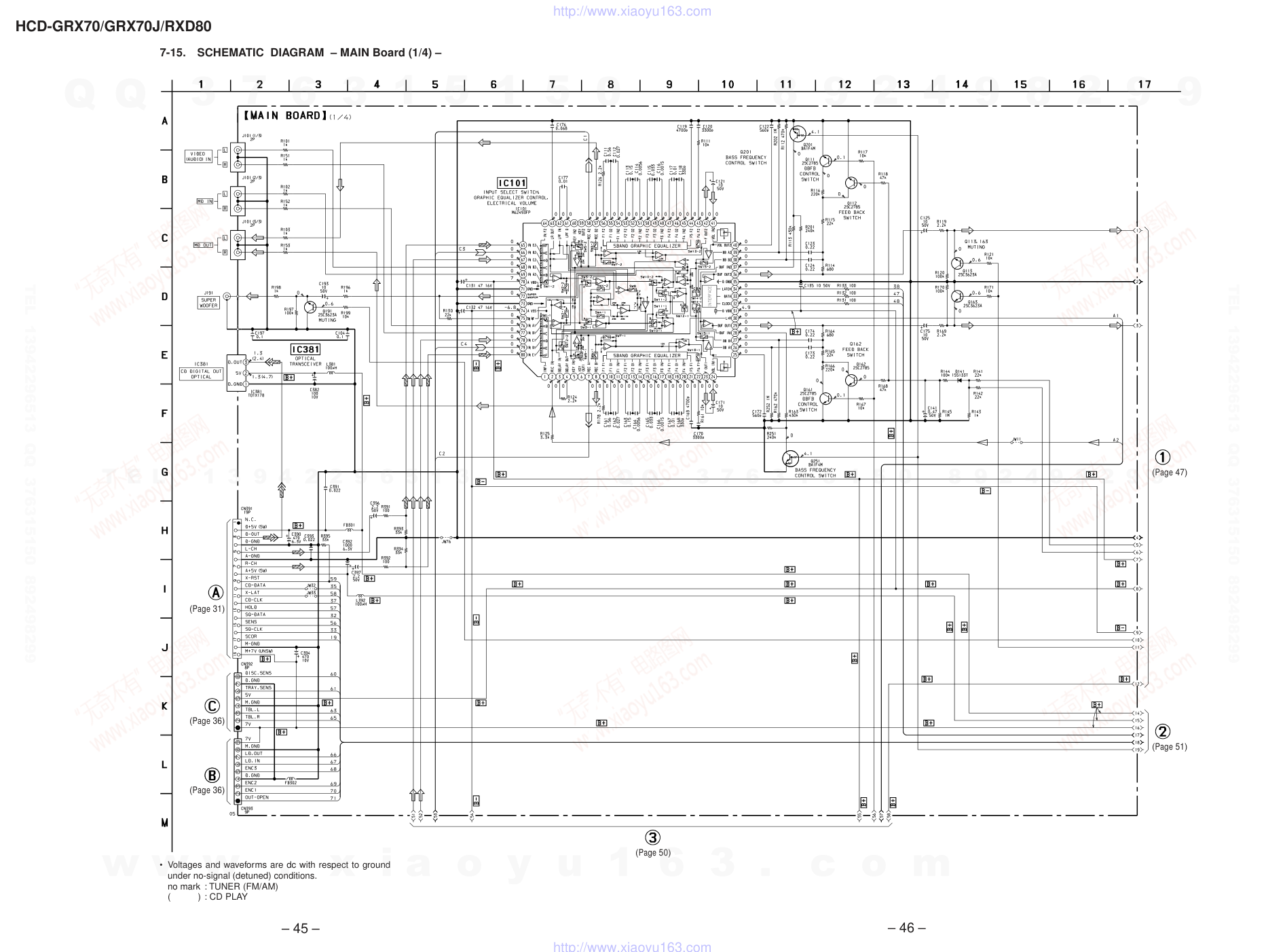 索尼SONY HCD-GRX70音响电路图-5 索尼SONY HCD-GRX70音响电路图-5
