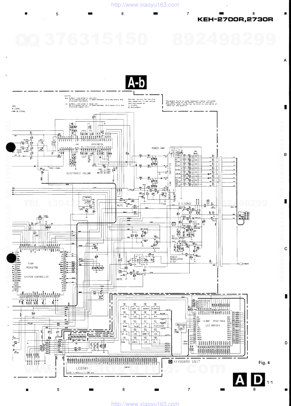 先锋PIONEER KEH-2700R音响电路图-9 先锋PIONEER KEH-2700R音响电路图-9