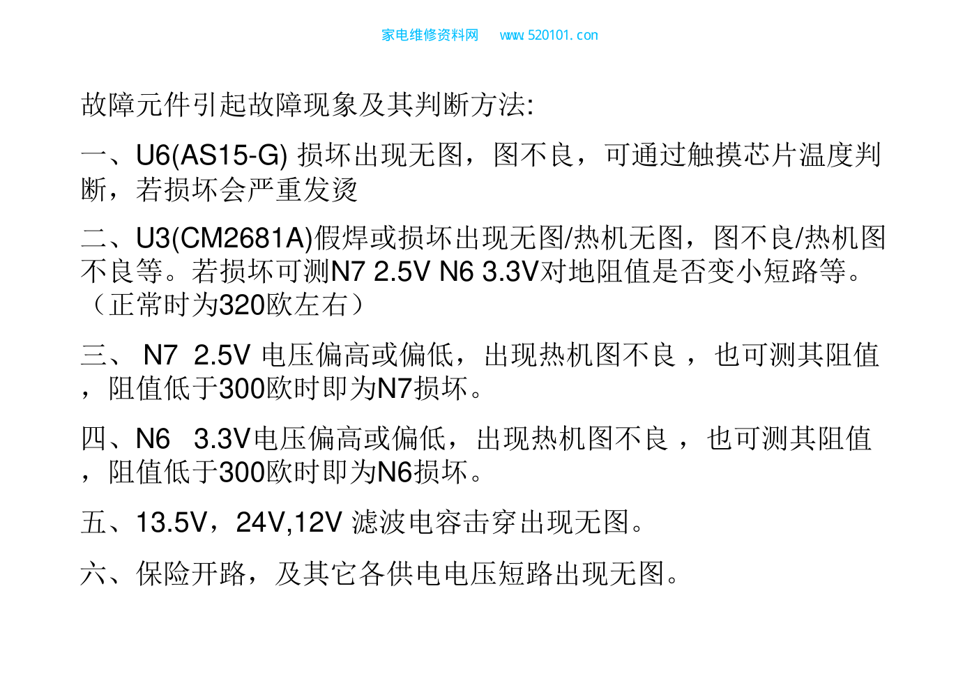 奇美屏、中华屏、三星屏部分逻辑板维修方法-4 奇美屏、中华屏、三星屏部分逻辑板维修方法-4