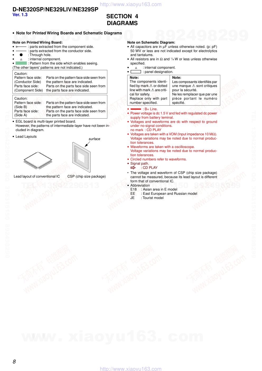索尼SONY D-NE329SP音响电路图-7