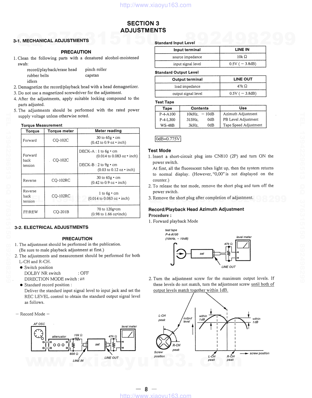 索尼SONY TC-WA8ESA电路图-7 索尼SONY TC-WA8ESA电路图-7