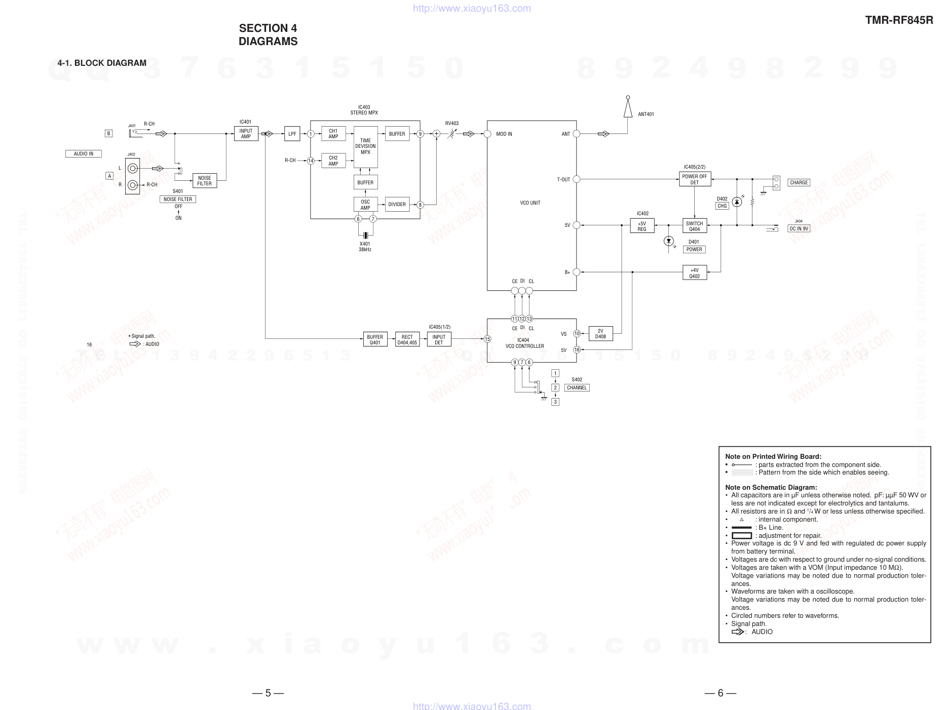 索尼SONY TMR-RF845R电路图-4