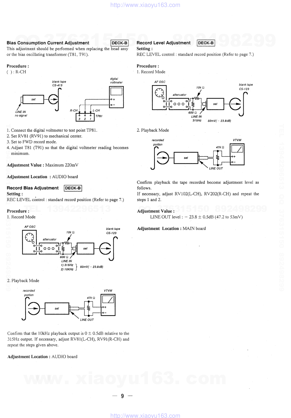 索尼SONY TC-WR645S电路图-7