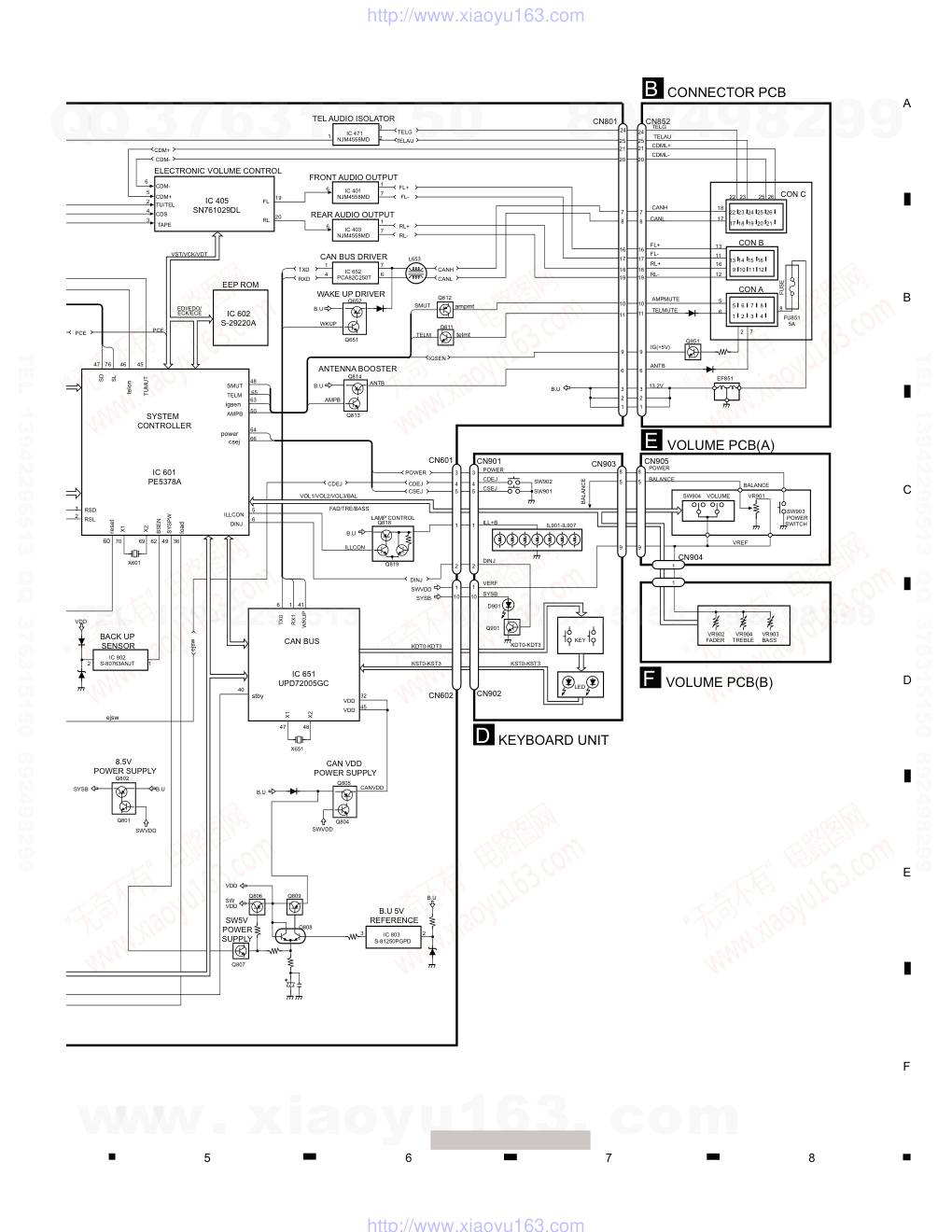 先锋PIONEER FX-M2337ZSA音响电路图-3 先锋PIONEER FX-M2337ZSA音响电路图-3