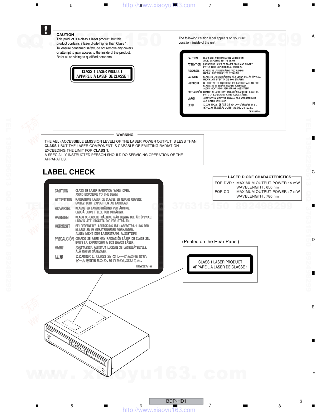 先锋PIONEER BDP-HD1音响电路图-2