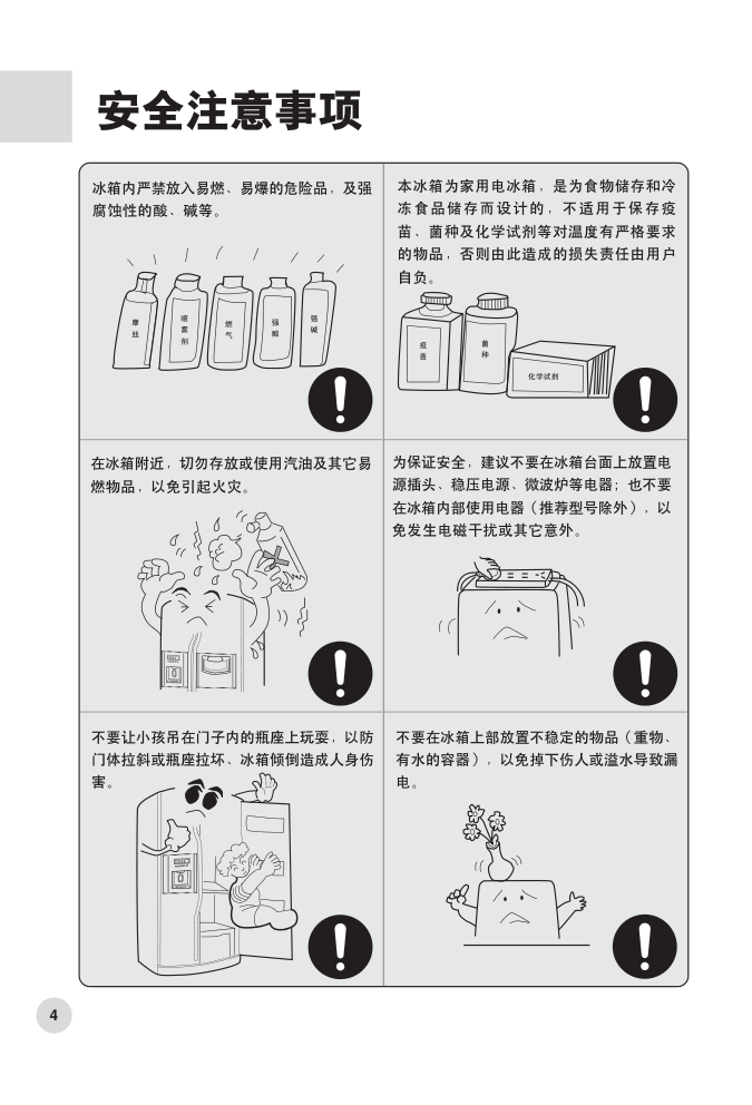 海尔冰箱BCD-569WS型说明书-5 海尔冰箱BCD-569WS型说明书-5