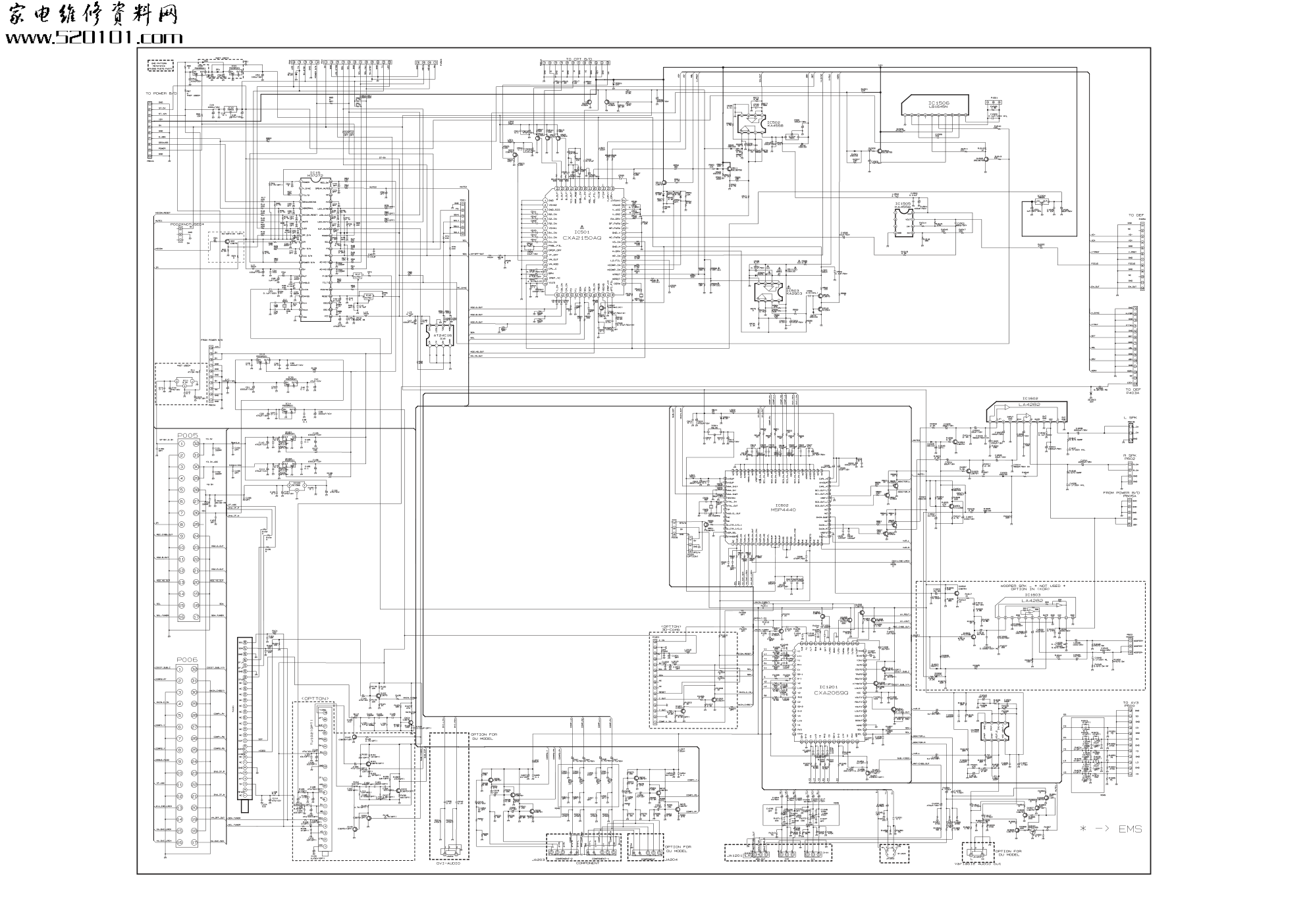 LG 32FZ4D彩电原理图-1 LG 32FZ4D彩电原理图-1