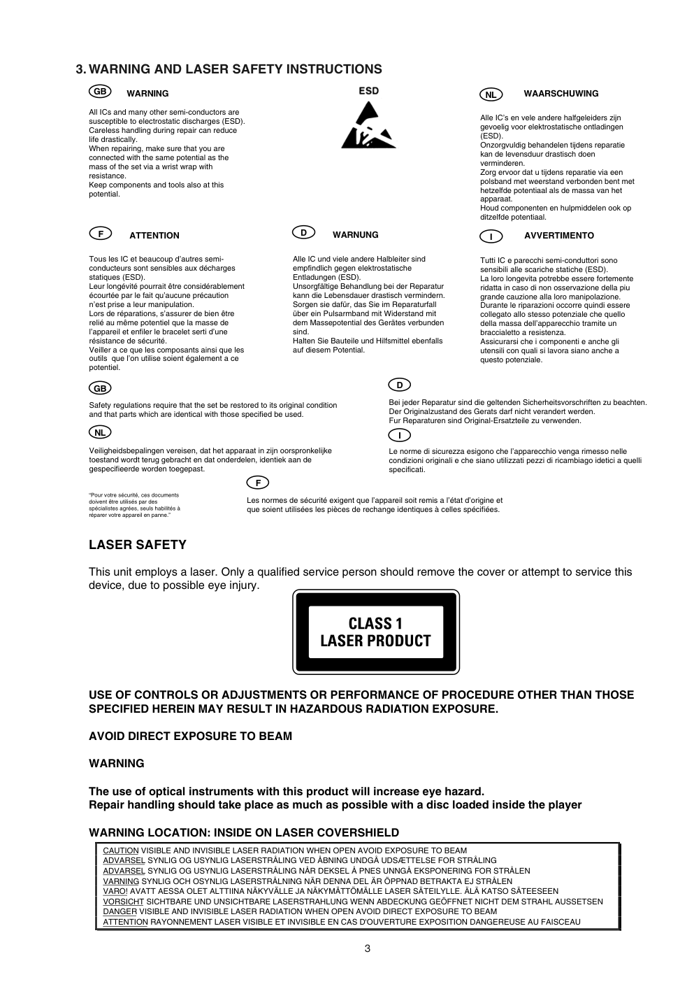 马兰士MARANTZ CD5001N1B音响电路图-4 马兰士MARANTZ CD5001N1B音响电路图-4