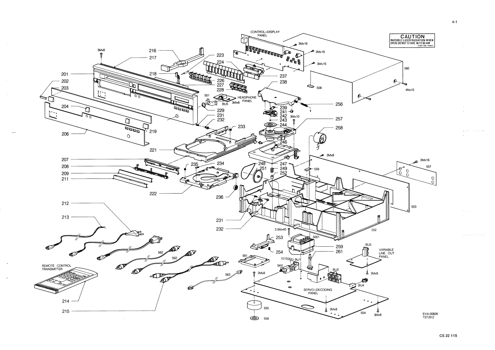 马兰士MARANTZ CD50音响电路图-8 马兰士MARANTZ CD50音响电路图-8