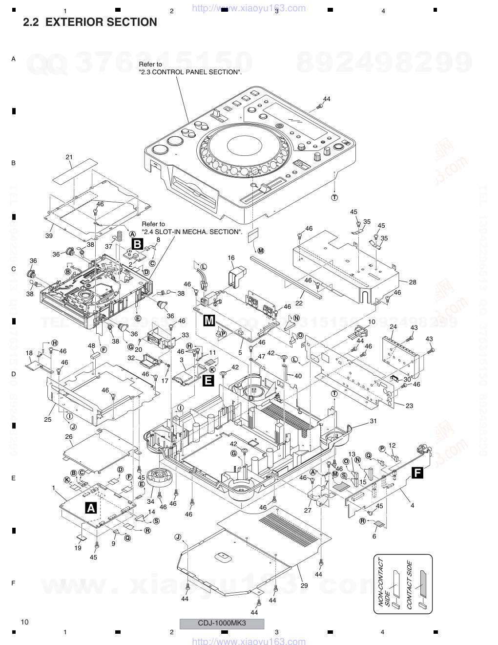先锋PIONEER CDJ-1000MK3音响电路原理图-9