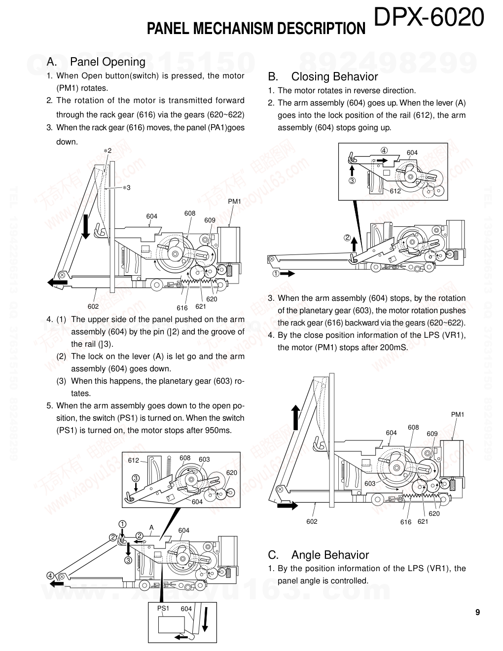建伍KENWOOD DPX-6020 卡式CD接收机电路图-8