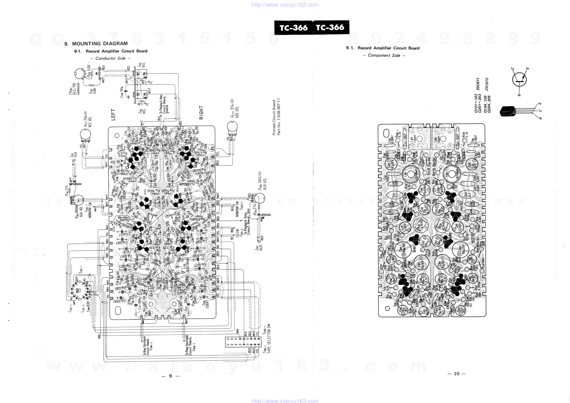 索尼SONY TC-366电路图-6 索尼SONY TC-366电路图-6
