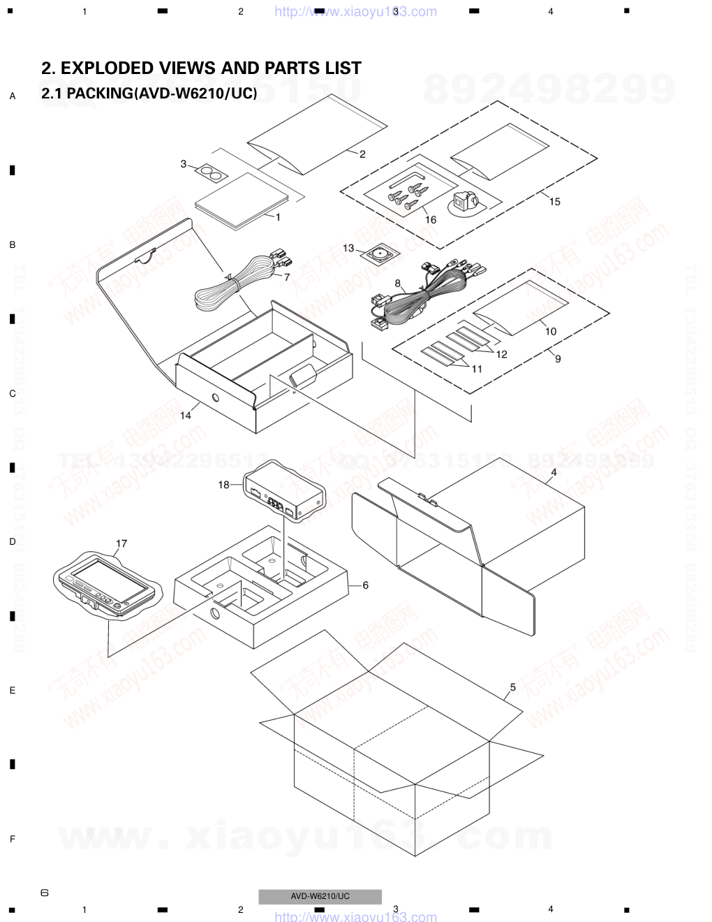 先锋PIONEER AVD-W6210 EW音响电路原理图-5