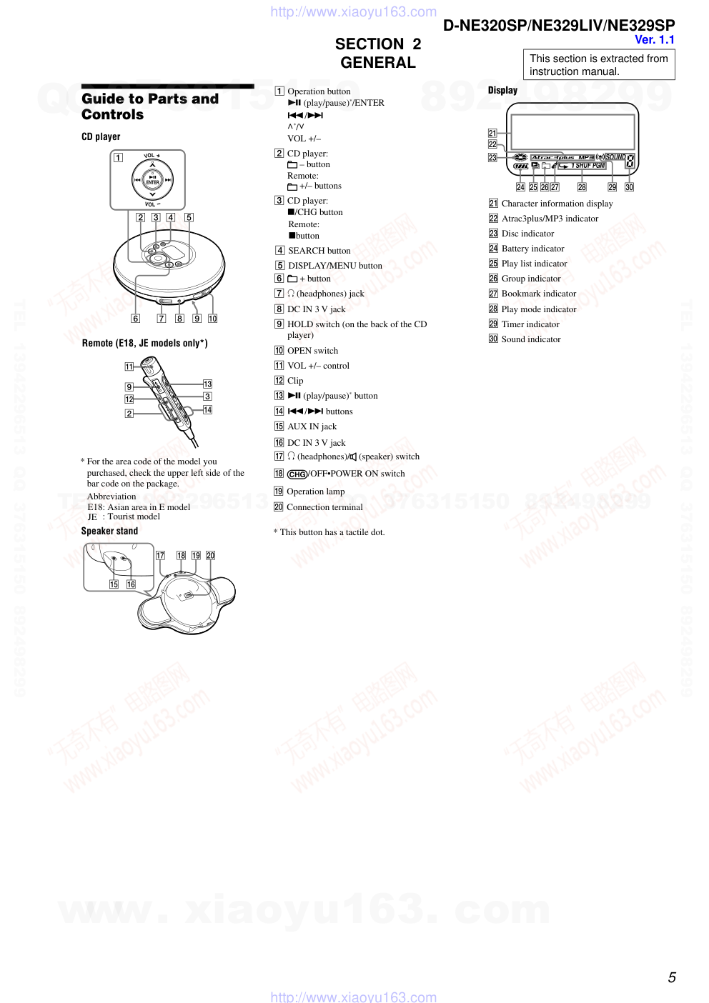 索尼SONY D-NE329SP音响电路图-4