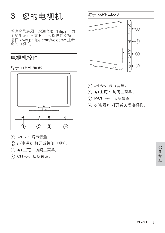飞利浦32PFL5606液晶电视说明书-6 飞利浦32PFL5606液晶电视说明书-6