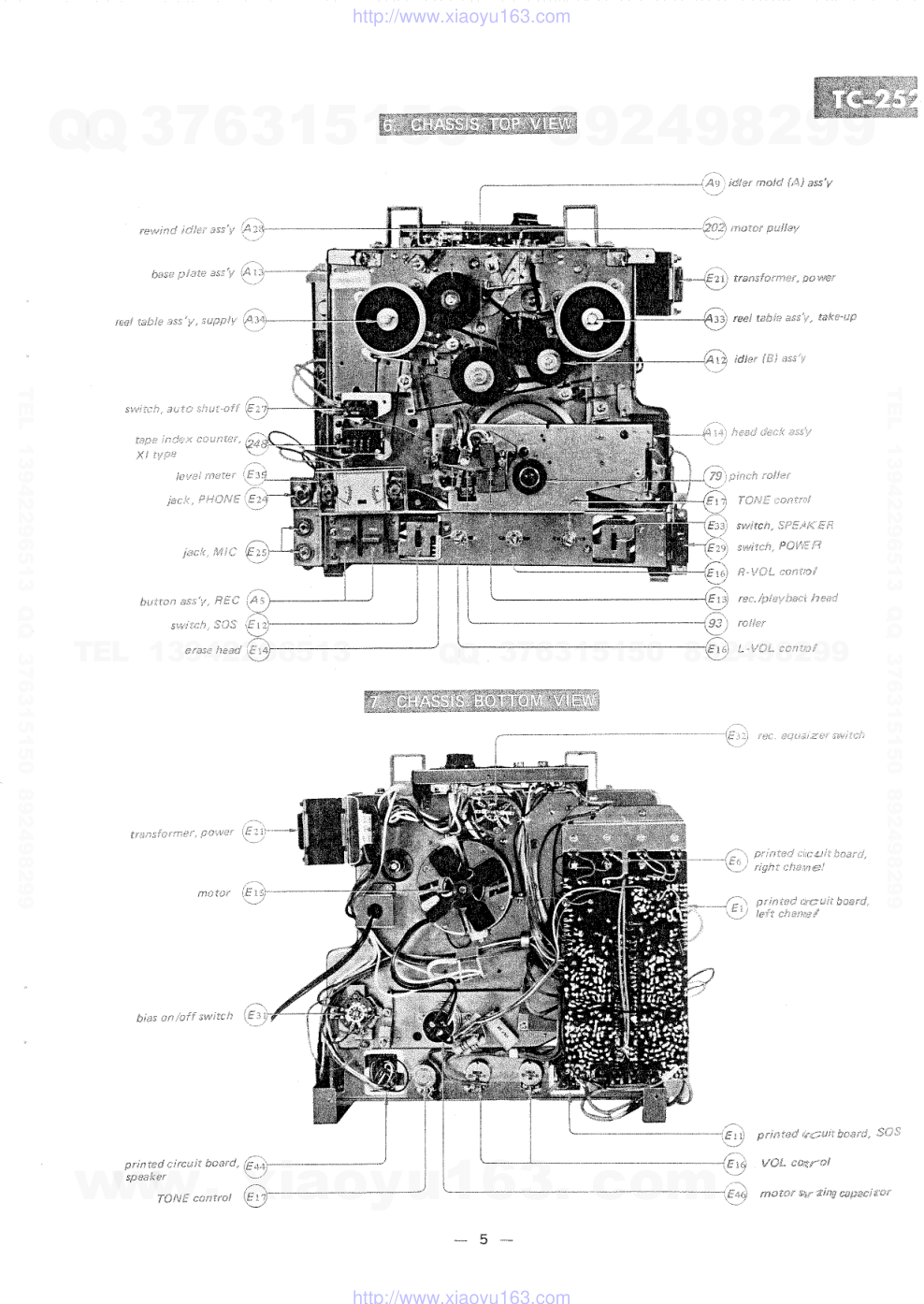 索尼SONY TC-252电路图-4 索尼SONY TC-252电路图-4