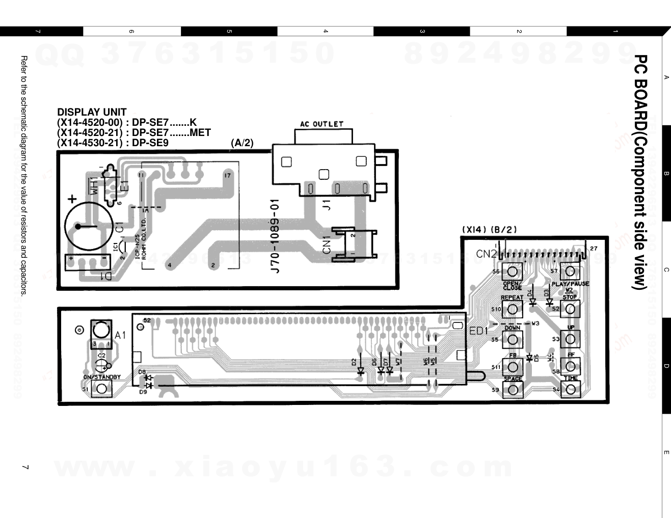 建伍KENWOOD DP-SE9 CD播放机电路图-6 建伍KENWOOD DP-SE9 CD播放机电路图-6