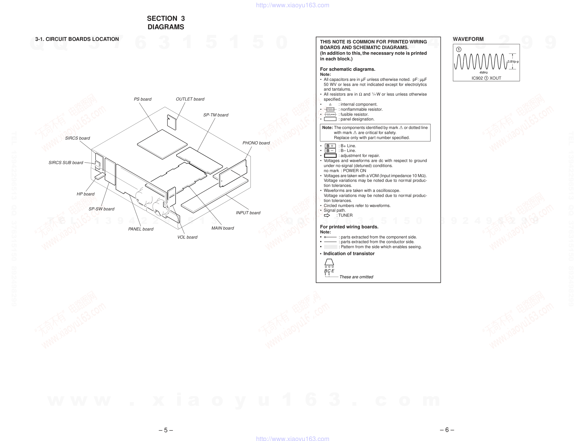 索尼SONY TA-FB820R音响电路原理图-4 索尼SONY TA-FB820R音响电路原理图-4