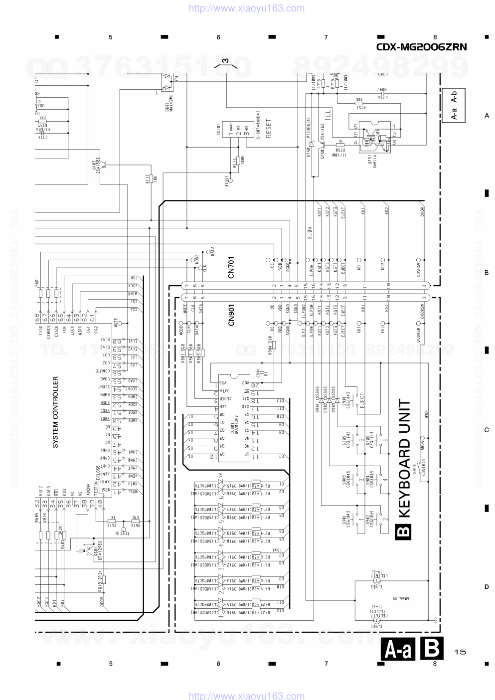 先锋PIONEER CDX-MG2006ZRN音响电路原理图-4
