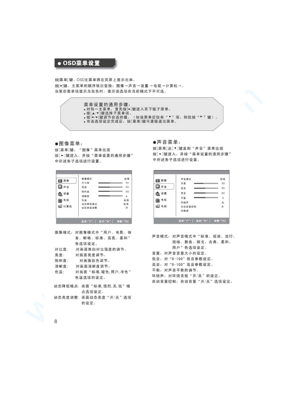 清华同方B90液晶电视说明书-6 清华同方B90液晶电视说明书-6