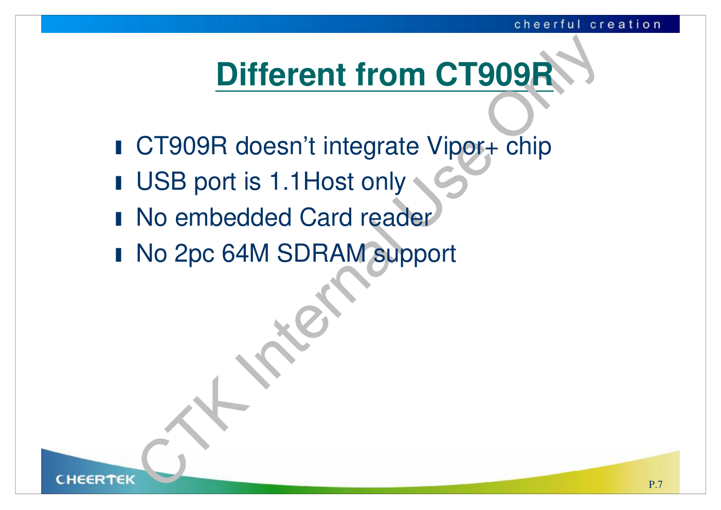 DVD采用CT909P方案的幻灯培训资料-6 DVD采用CT909P方案的幻灯培训资料-6