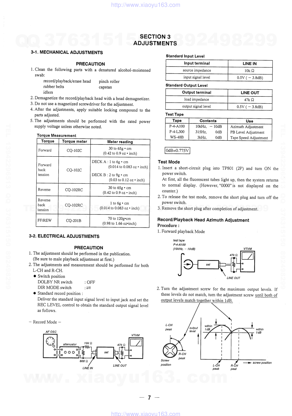 索尼SONY TC-WA7ES电路图-5