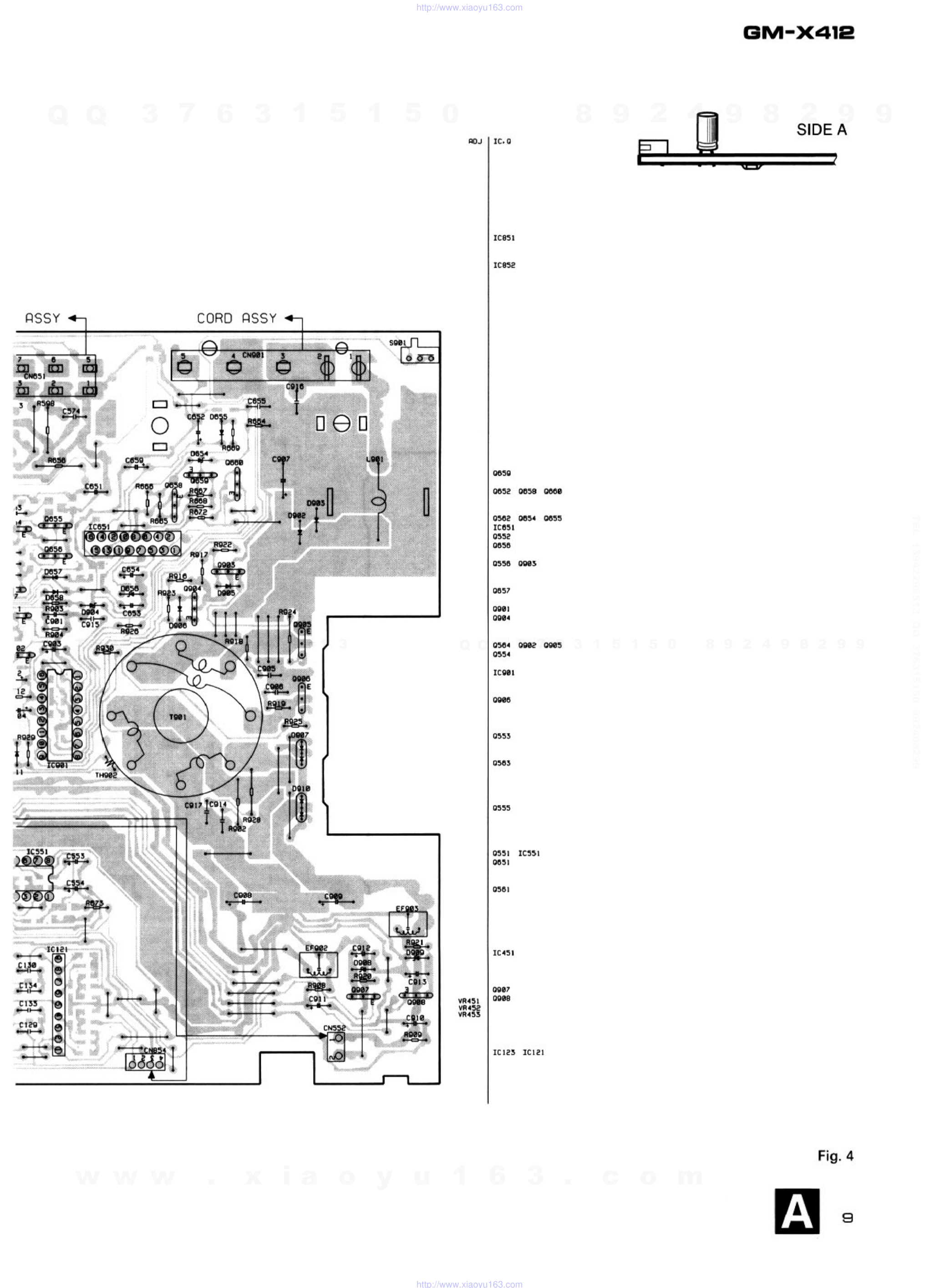 先锋PIONEER GM-X412音响电路图-8 先锋PIONEER GM-X412音响电路图-8
