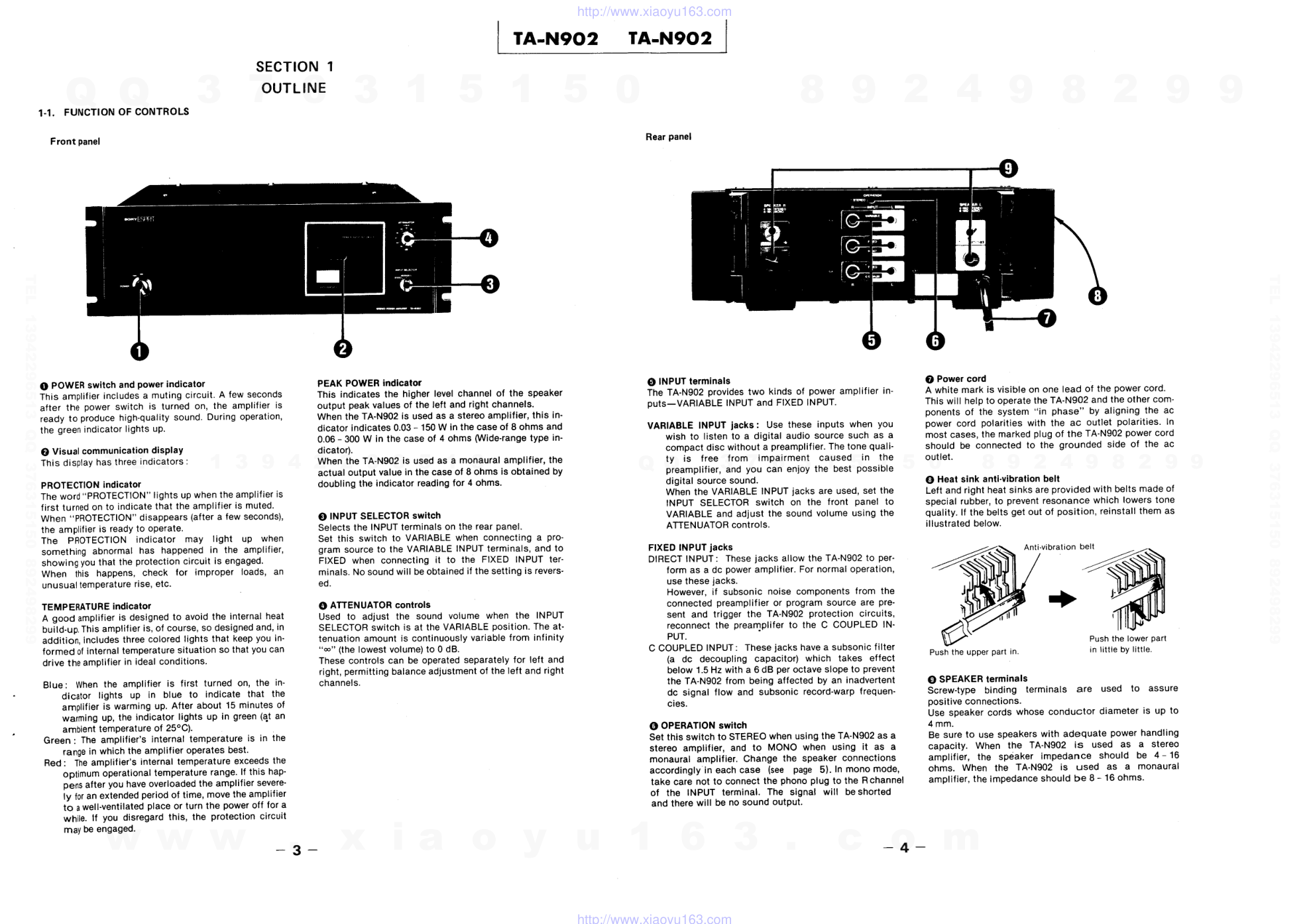 索尼SONY TA-N902音响电路原理图-2