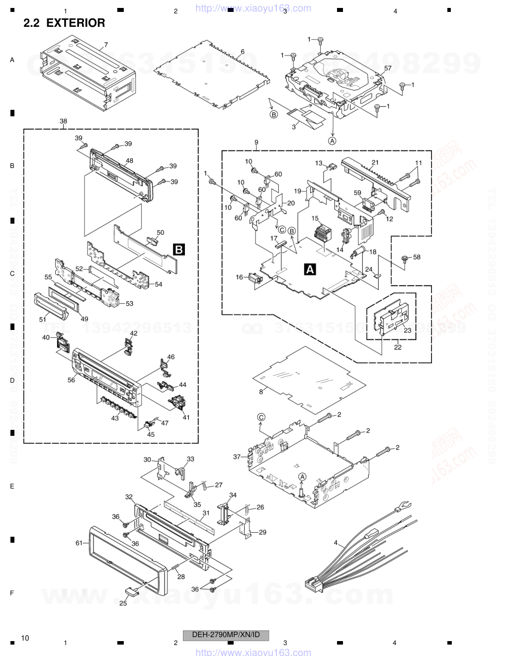 先锋PIONEER DEH-2750MPXNGS电路图-9 先锋PIONEER DEH-2750MPXNGS电路图-9